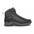 Lowa Wanderschuhe Taurus Pro Mid GTX (All-Terrain, Veloursleder, wasserdicht) anthrazitgrau Damen